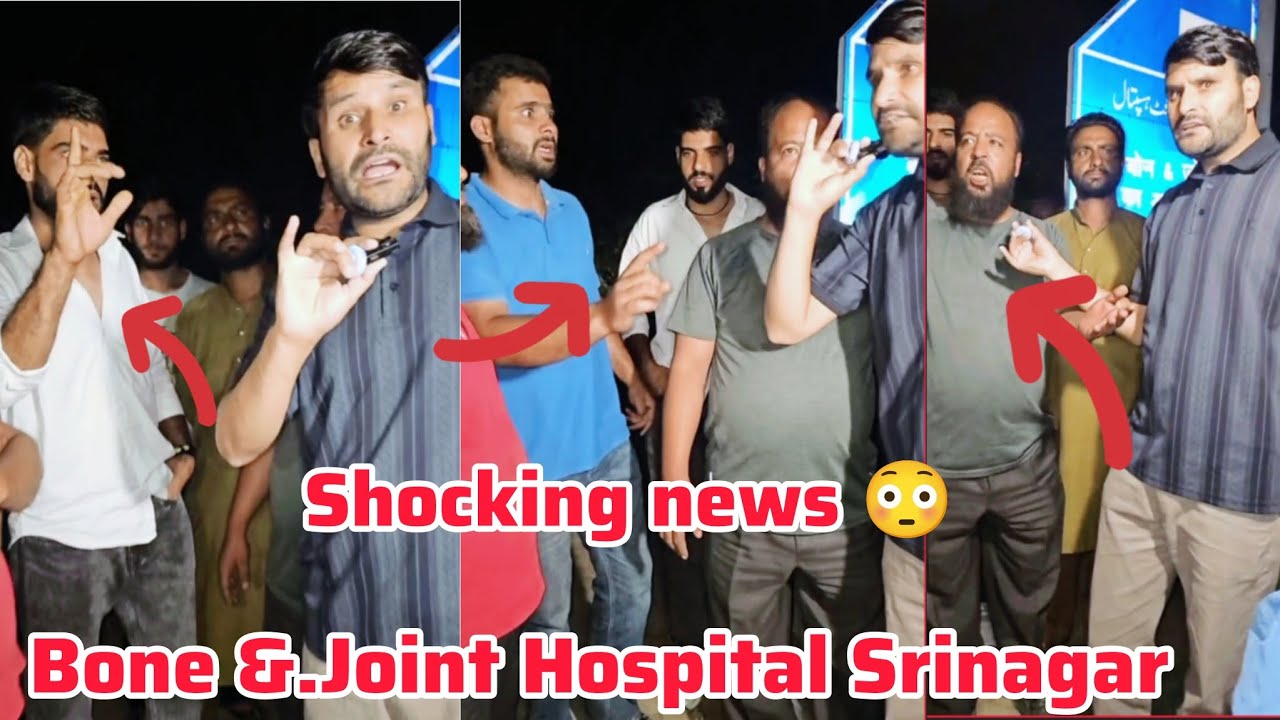 Shocking news 😳 bone and joint hospital srinagar.
