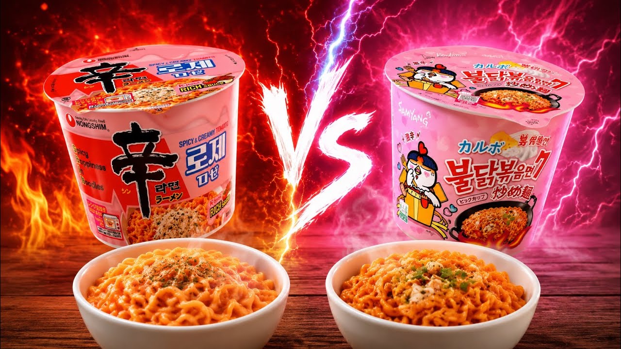 1ミリも知らない韓国系カップ麺 辛ラーメンロゼ、本当に美味いのか検証します。