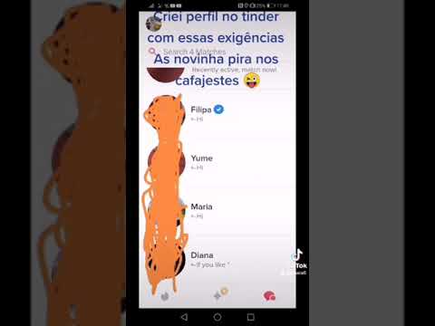 criei perfil cafajeste no tinder as novinhas pira heim!!