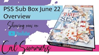 Paper Scissors Subscription Box June 2022 - Seaside Escape Overview