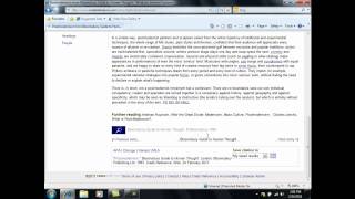 Library Tutorials - Using CREDO Reference