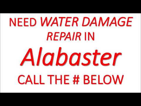 Need Water Damage Repair in Alabaster?