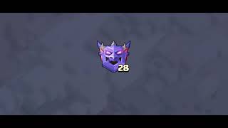 DRAGON 28 RANKED ATTACKS | WEEK 2 | ASTITVA IS KING (394/560 TROPHIES 🥀) #attackstrategy #supercell 