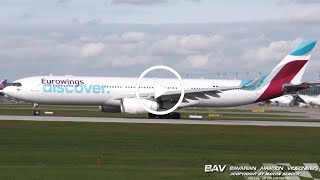 Airbus A330-300 - Eurowings Discover D-AFYQ - takeoff at Munich Airport