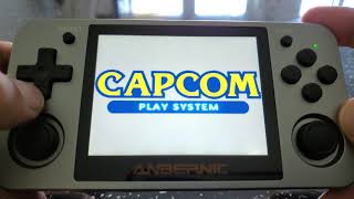 Anbernic RG350M custom build simple menu.