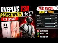 🔥 OnePlus 13R Sensitivity Bgmi 4.3 Update ✅ | Oneplus Mobile Zero Recoil Sensitivity Bgmi &amp; Pubg