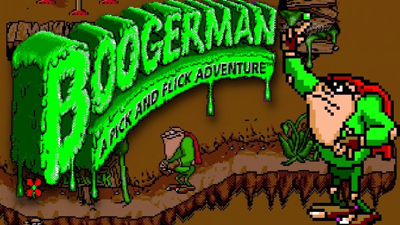 Pick and flick adventure. Бугермен сега. Игра на сега Boogerman. Бугермен сега Генезис. Boogerman 1994.