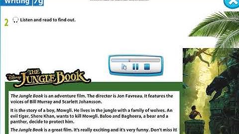 Excel 5 Module 7 p95 ex2 The Jungle Book listening