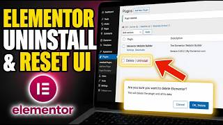 How to uninstall Elementor global styles and reset UI theme - Easy Tutorial