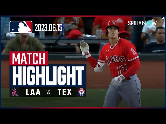大谷翔平 技あり＆21号豪快弾で11試合連続安打】6.15 エンゼルス VS