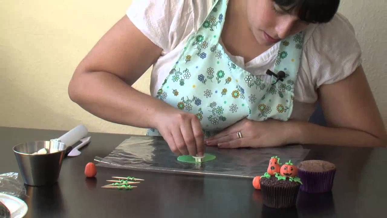 Como hacer cupcakes con calabazas para halloween