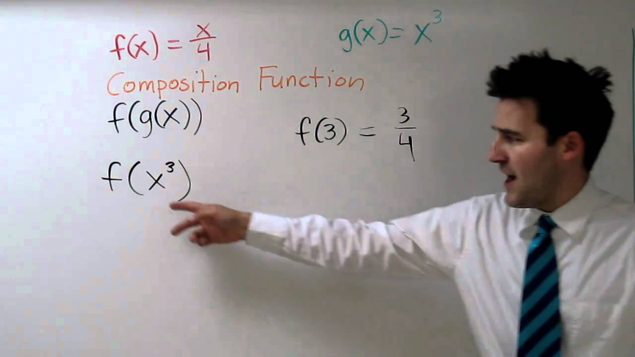 Composite Functions F G X And G F X Youtube