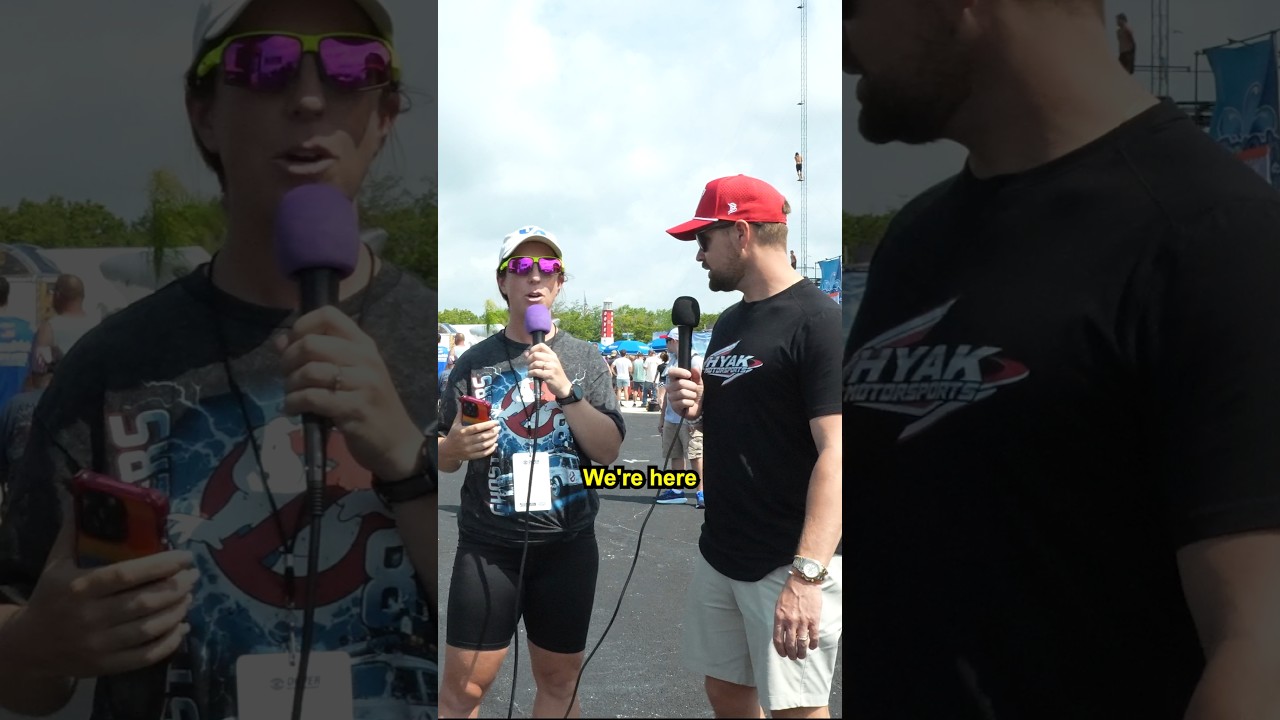 The kids had questions for NASCAR drivers