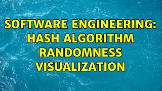 Software Engineering: Hash Algorithm Randomness Visualization