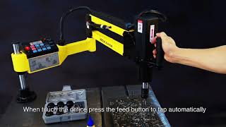 MRCM TEACH YOU HOW TO MAKE SCREW BY ELECTRIC TAPPING MACHINE MR-DS16