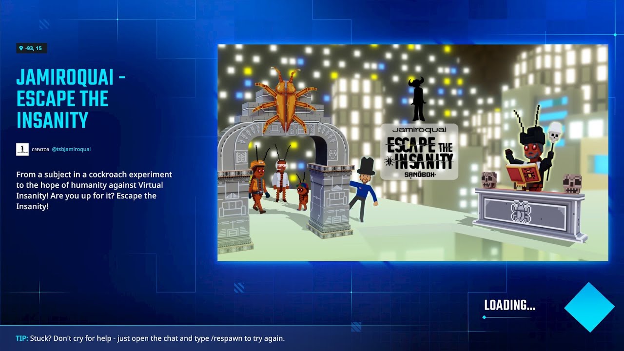 Jamiroquai - Escape The Insanity - All Quests Walkthrough Gameplay | The Sandbox Alpha Season 6