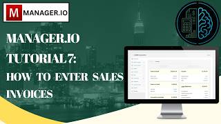 Manger.io Tutorial 7- How to Enter Sales Invoice