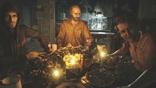 Resident Evil 7 - Dinner Scene + Jack Fight