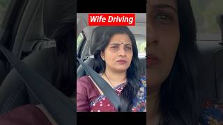 My wife driving skills | Sarath Nisha New video | Link in Description
