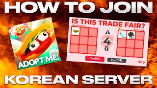 *WORKING* HOW TO JOIN THE KOREAN SERVER IN ADOPT ME / ADOPT ME KOREAN SERVER GUIDE (The Only Method)