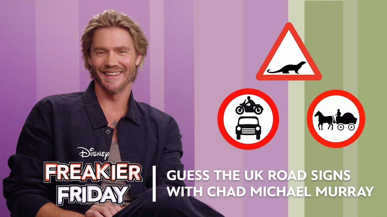 Chad Michael Murray Guesses UK Road Signs