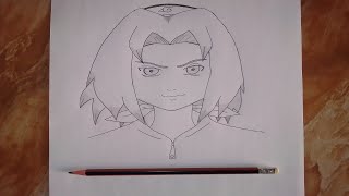 How to Draw Sakura | Naruto Shippuden | Step by step drawing!!!