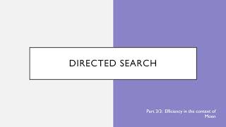 Directed Search(3/3): Efficiency in the context of Moen
In this video we work through the planners problem in Moen 1997 and elaborate on the significance of its solution. Directed Search(3/3): Efficiency in the context of Moen