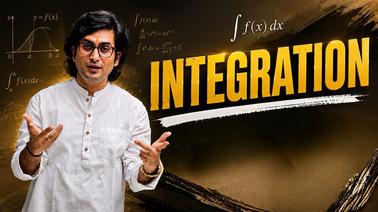 Integration 🔥 | Integration Concepts & Problem Solving | JEE Maths