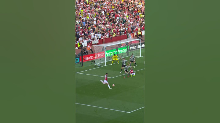 Declan Rice scores his first goal for The Arsenal!