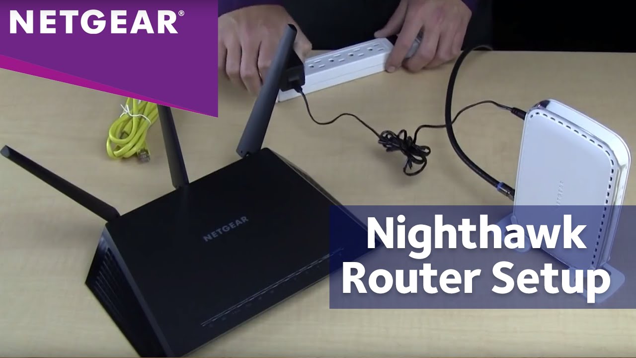 How to Install Your NETGEAR Nighthawk Wireless Router (R7000) - YouTube