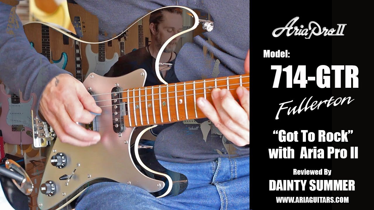 714-GTR -Fullerton- Aria Guitars - Electric, Acoustic, Classical