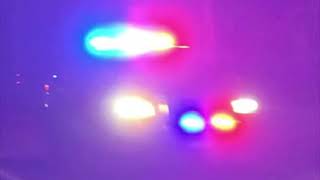 Lacey Township Police Unit Responding Code 3 to a Motorcycle MVA