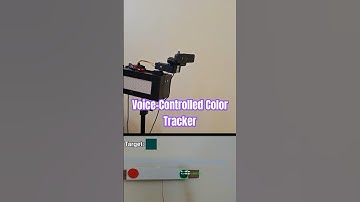 Smart Object Tracking with Voice Commands | Colour Detection + Servo Control #shorts #ai