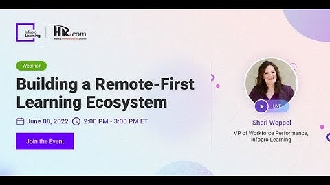 Webinar Replay | Building a Remote-First Learning Ecosystem | 8th of June 2022