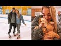 Ice Skating With Max, New Puppy & Sasha! Vlogmas Day 21 + 22