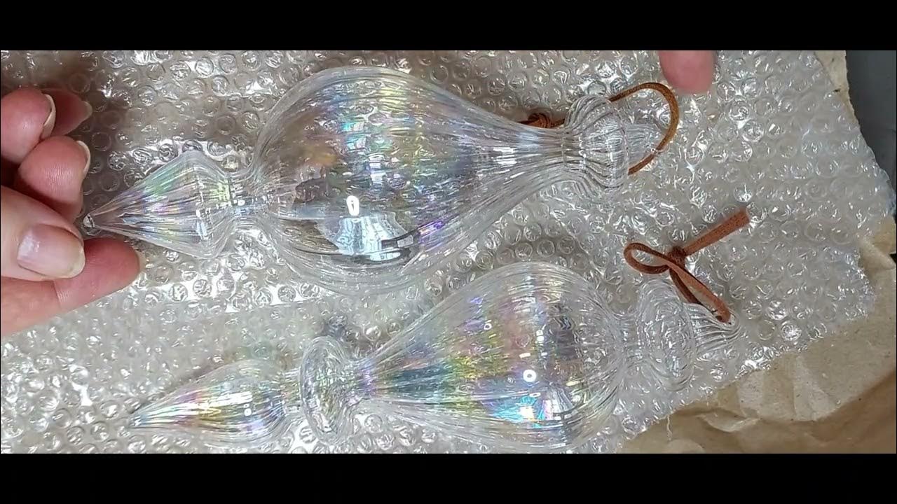 Заказала ёлочные игрушки на "Озон". - YouTube