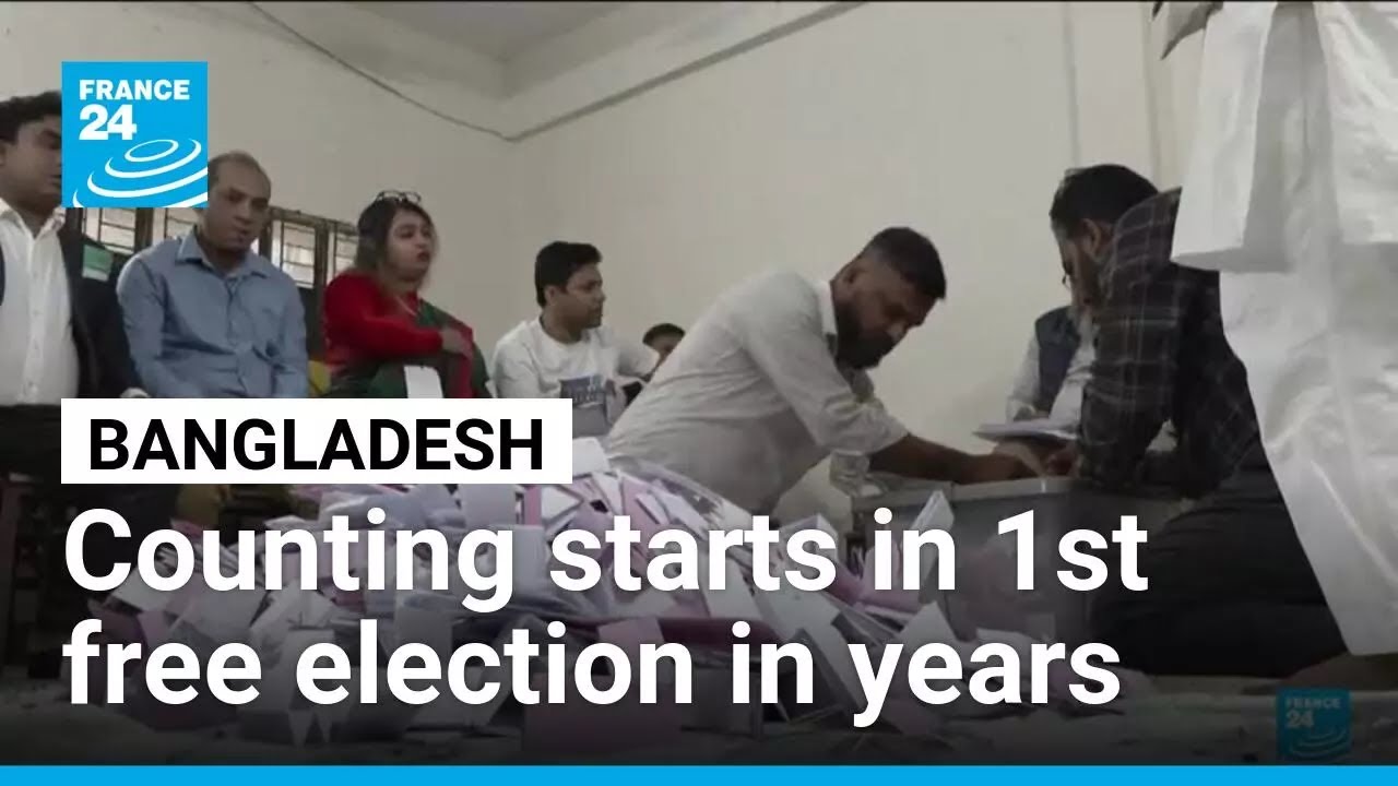Counting starts in Bangladesh’s first free election in 17 years • FRANCE 24 English