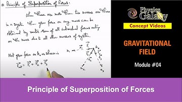 Class 11 Physics | Gravitation | #4 Principle of Superposition of Forces | For JEE & NEET