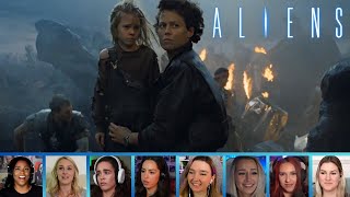 Famous Reactors Reacting to "GAME OVER MAN, IT'S GAME OVER" | Aliens (1986) Profile