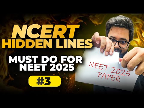Most Important: NCERT Hidden Lines I NEET-UG Biology I Pranav Pundarik - 03
