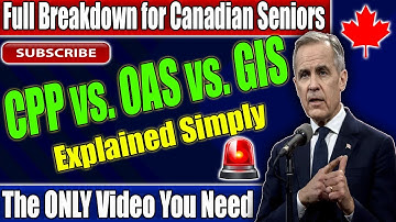 Canada Senior Benefits 2025 Explained: CPP, OAS & GIS – Full Breakdown in One Guide