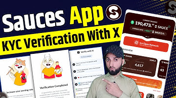 Sauces KYC Verification | Sauces X Verification | Sauce Kyc Verification |
