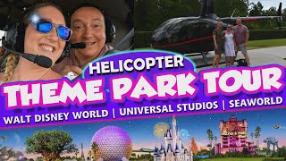 We Took A Helicopter Tour Over Orlando's Theme Parks - WALT DISNEY WORLD | UNIVERSAL STUDIOS & MORE