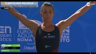 V Antolino Pacheco I Nicoleta A  Muscalu 10M Spingboard L Championships Rome 2022