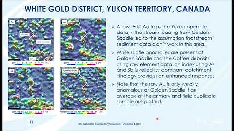 Application of Catchment Analysis to Regional Stream Sediment Data Sets - Dennis Arne