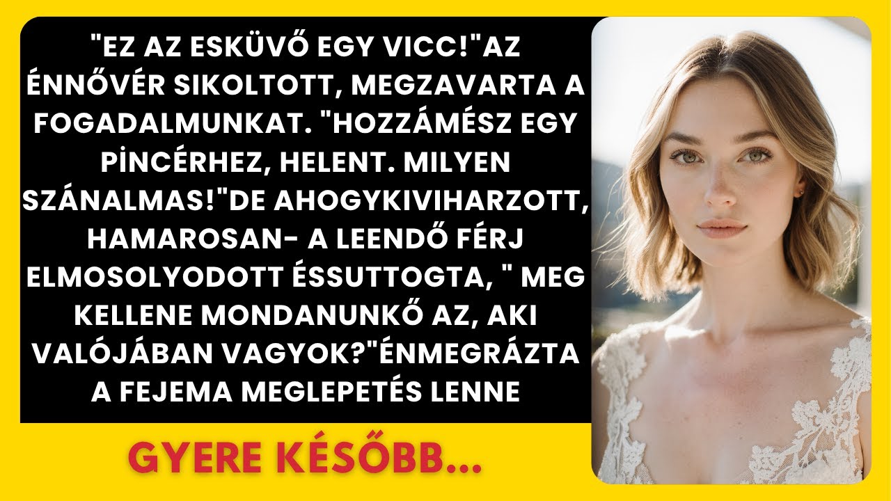 A nővérem tönkretette az esküvőmet, sajnálatosnak hívott. Nem tudta, ki a férjem.