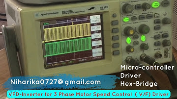 VFD Inverter for 3 Phase Motor Speed Control | Driver Circuit output | High & Low PWM