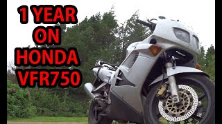 Honda VFR750 1 Year on! (mini Review)