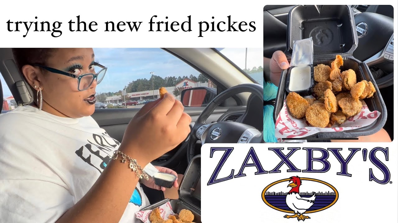 zaxby’s fried pickles review🤭 YouTube