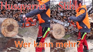 Husqvarna 550xp MK2 vs Stihl MS261 CM | Der Vergleich! | HBNB Motorsägen
